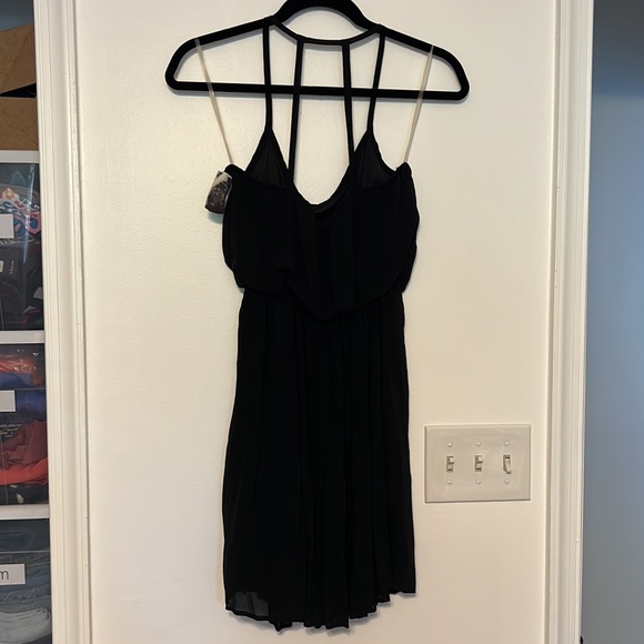 Lush Strappy Back Pleated Bottom Dress - Picture 8 of 14